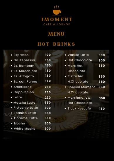 Hot Drinks