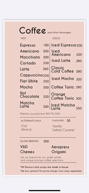 Cold Beverages