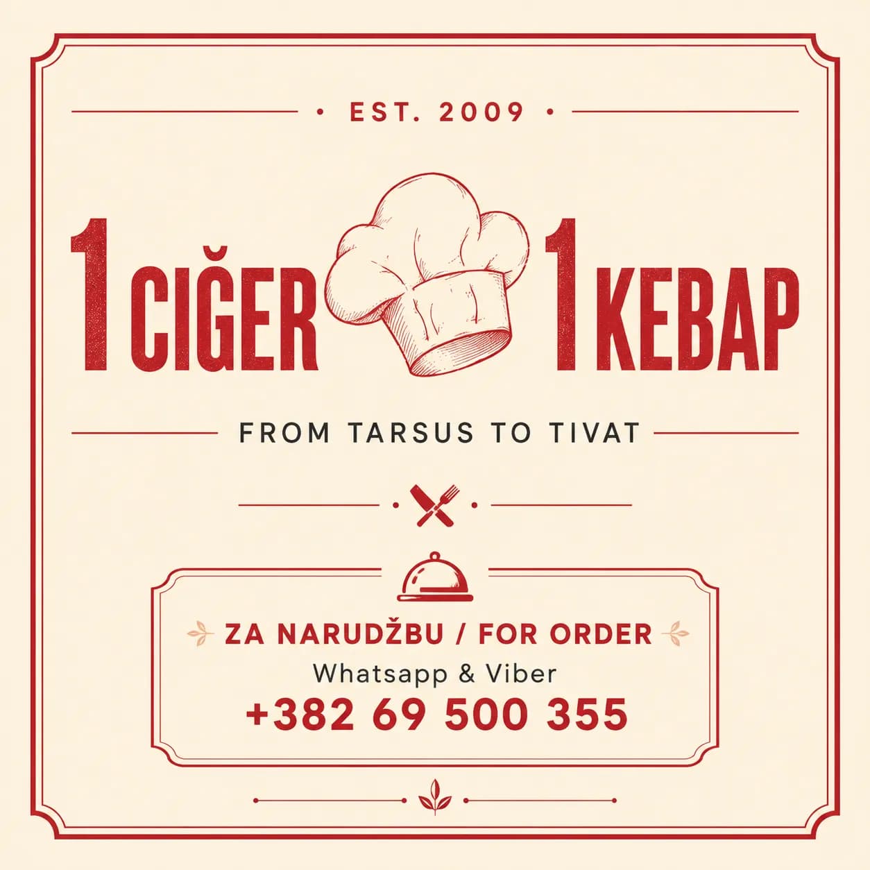1 Ciger & 1 Kebap