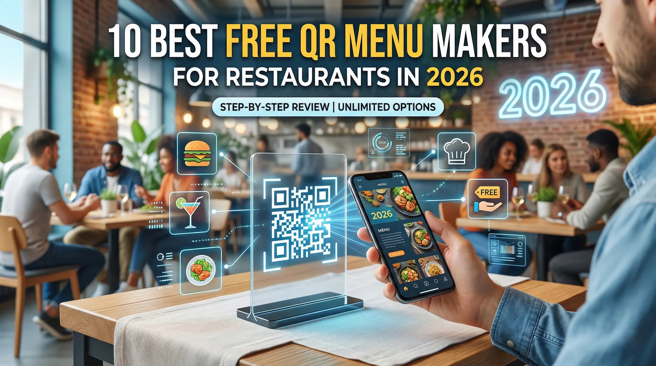 10 Best Free QR Menu Makers for Restaurants in 2026 (Ranked & Reviewed)