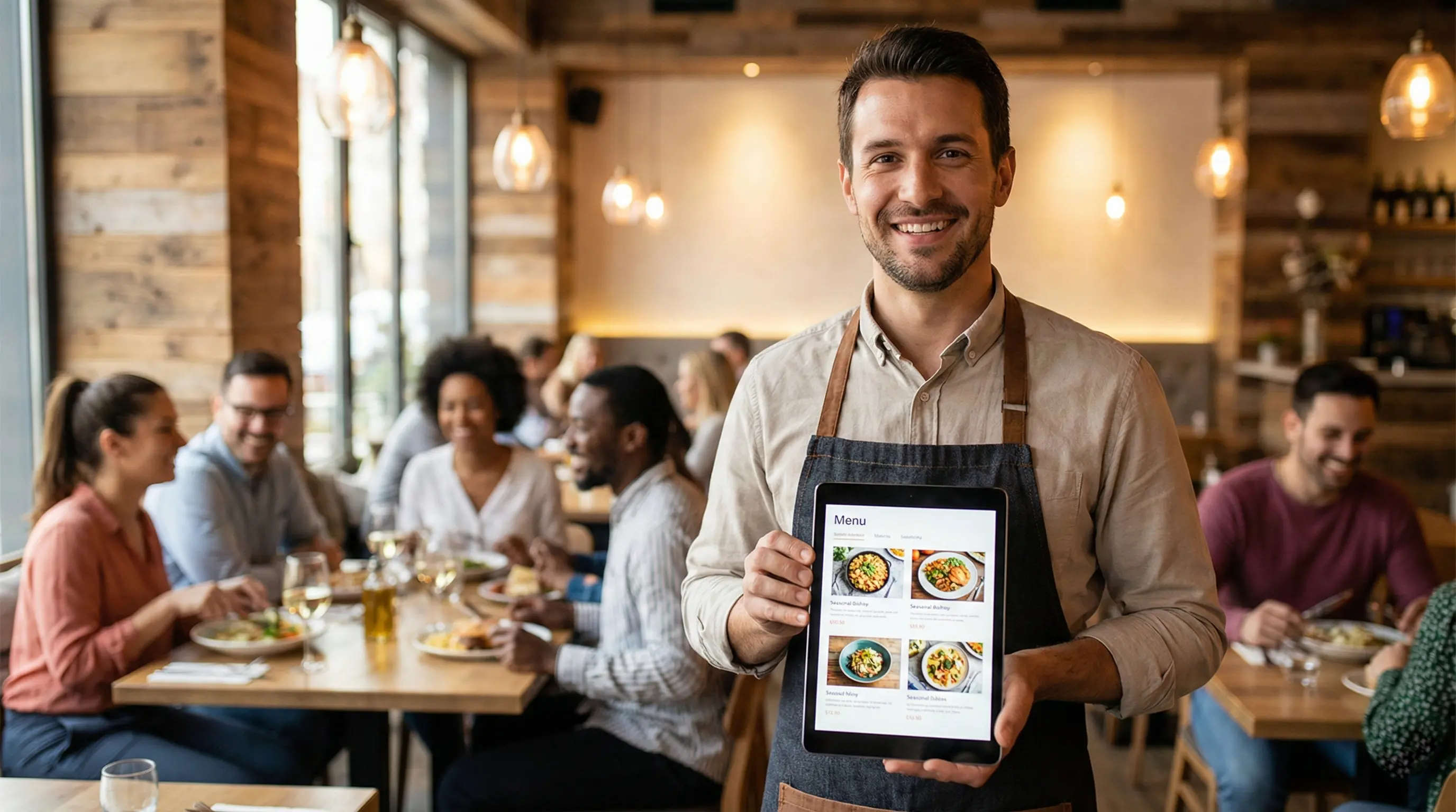 Update Seasonal Menus Instantly Without Printing